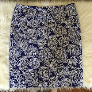 Liz Claiborne Size 14 Skirt Pencil Floral Straight